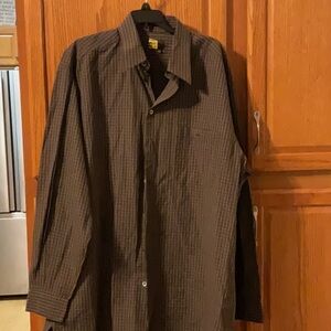 Gently used italian dress shirt by Ermenegildo Zegna size XLT